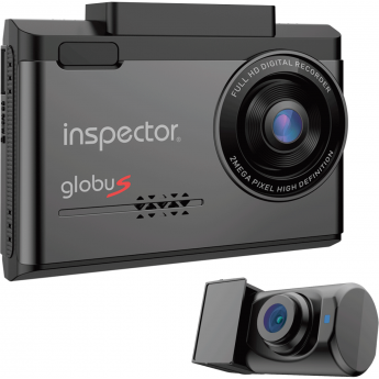 Видеорегистратор INSPECTOR GLOBUS с сигнатурным радар-детектором и дополнительной камерой
